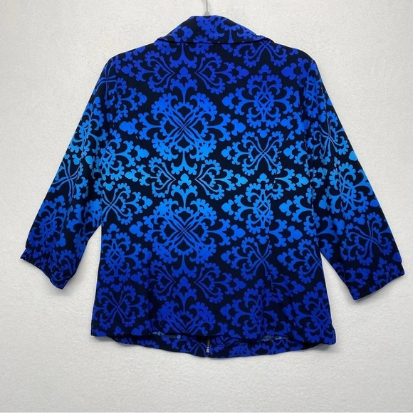 Zenergy Chico's Jacket Blue 1 / Small Printed Ombre - Picture 2 of 5